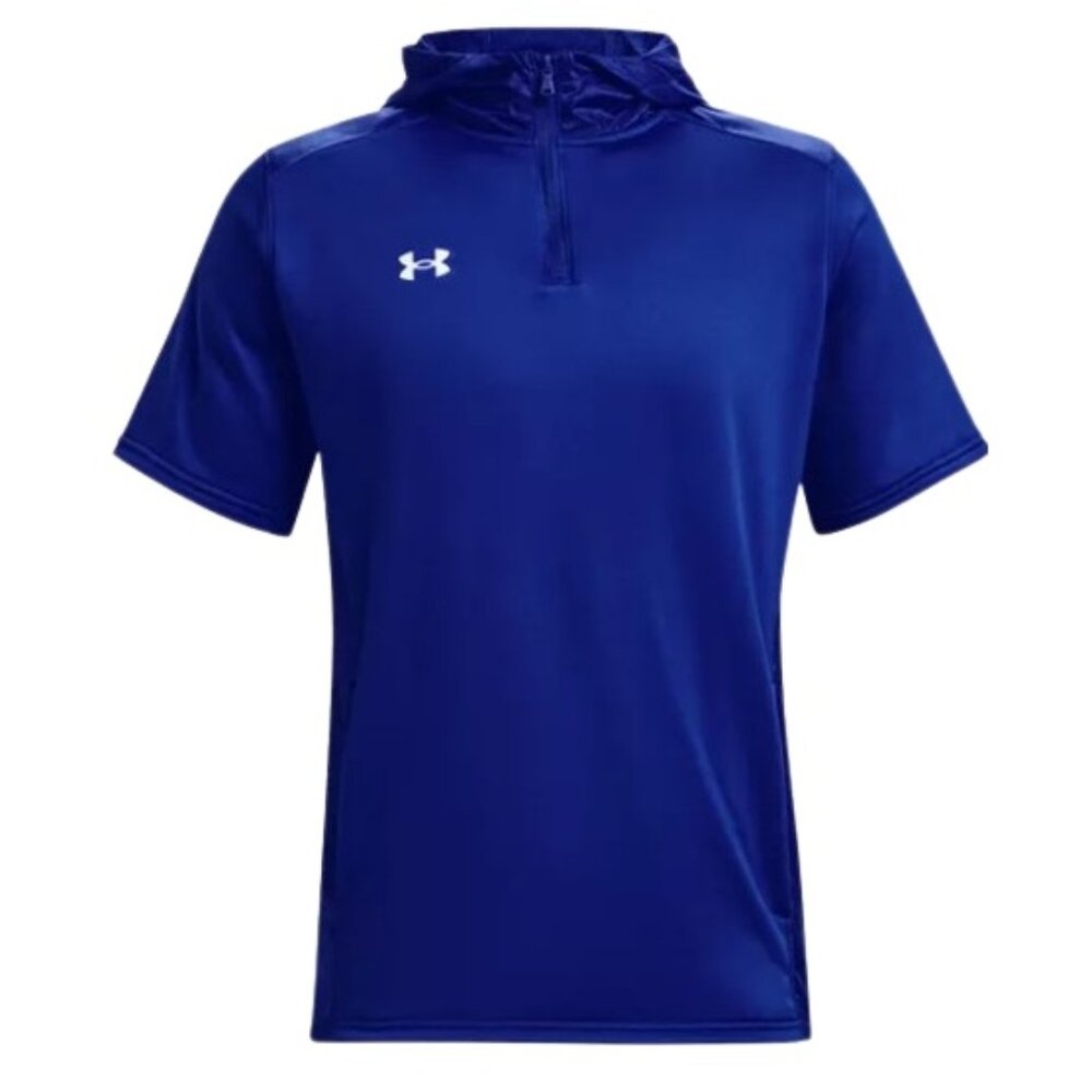 Under Armour Men's Royal Blue Command Short Sleeve Hoodie